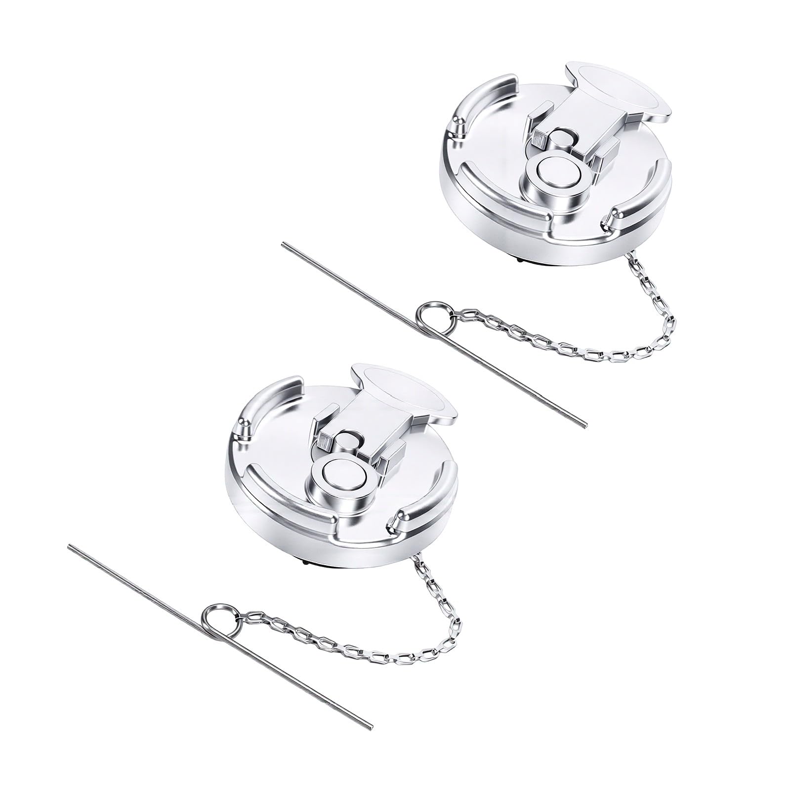 Generic Zaślepka Paliwa z blokadą Korek Zbiornika Paliwa Zaślepka Gazu z blokadą Napędowego Zamek Typu Dźwigni Zwalniania Ciśnienia Aluminiowy 11 04859 100 600212 z Kluczami do