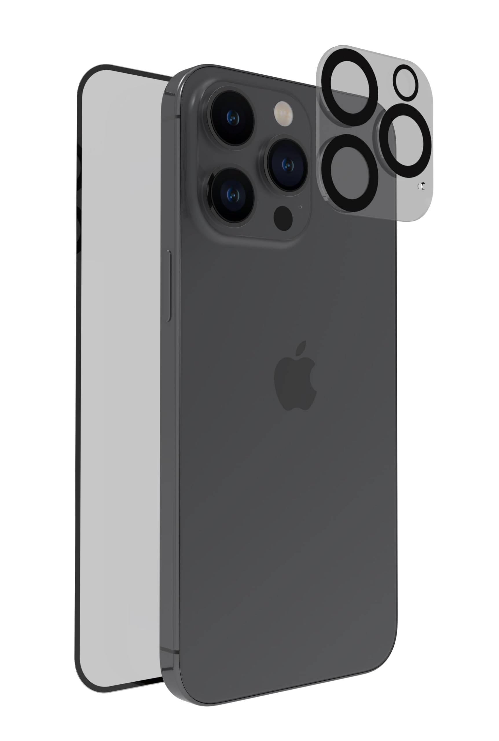 Tiger Glass Plus Pack Camera Lens + Verre TREMPE Recycle IPHONE 15 Pro Max - Protection Ecran et Caméra, Verre recyclé Ultra Résistant 9H+, Anti-​Traces de Doigt, Pose Facile, Garantie à Vie