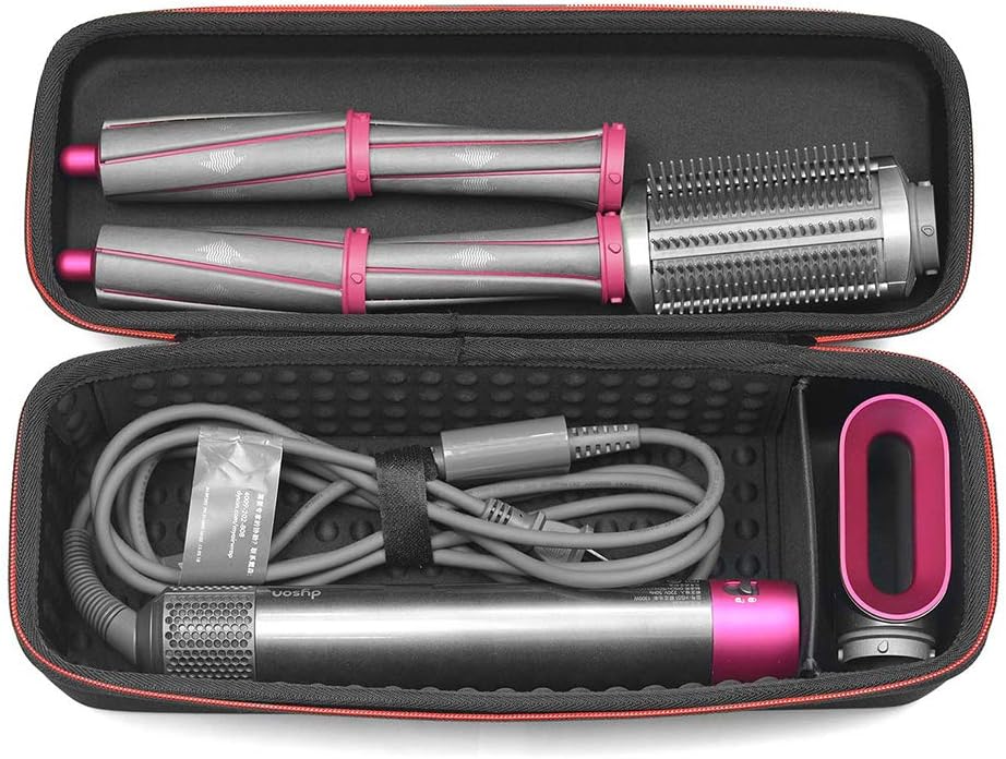 Travel Storage Case for Dyson Airwrap Styler Hair Curler Accessories, Hard Shell Shockproof Dustproof Carry Bag Organizer Protective Box for Dyson Airwrap