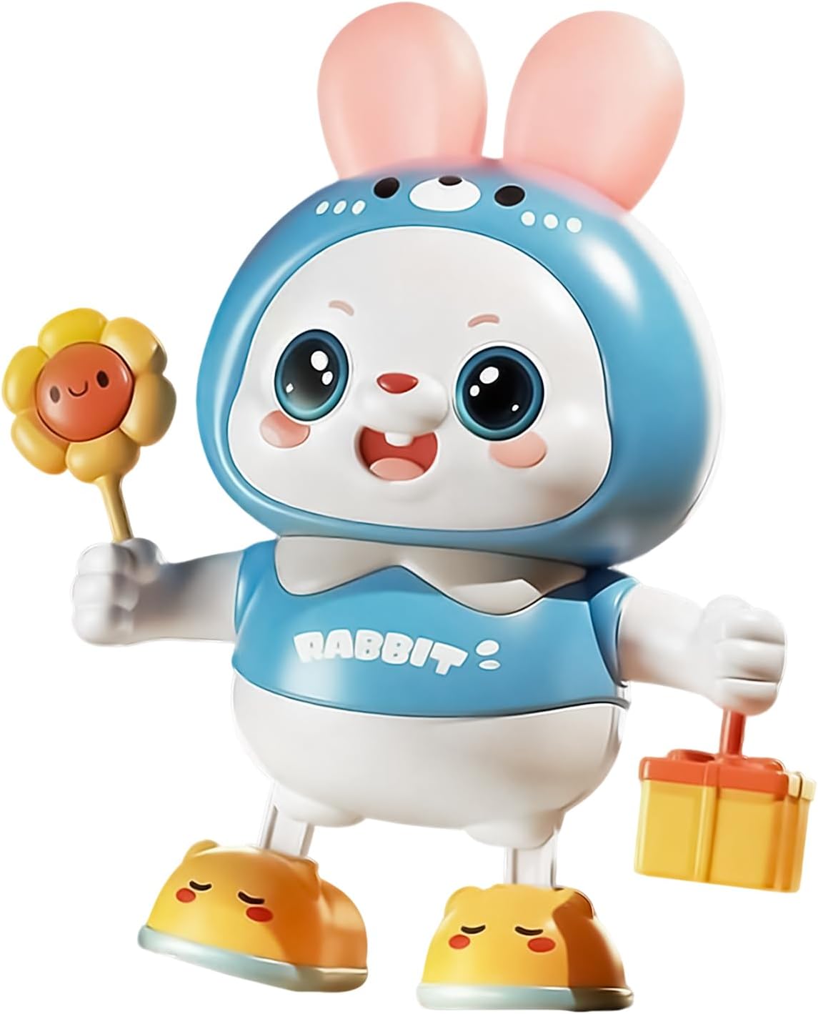 Toy Bunny, Interactive Electric Rabbit with 48 Songs and Dancing Motion for Boys, Girls, Kids, Bedroom, Bedside, Bookshelf, and Playtime