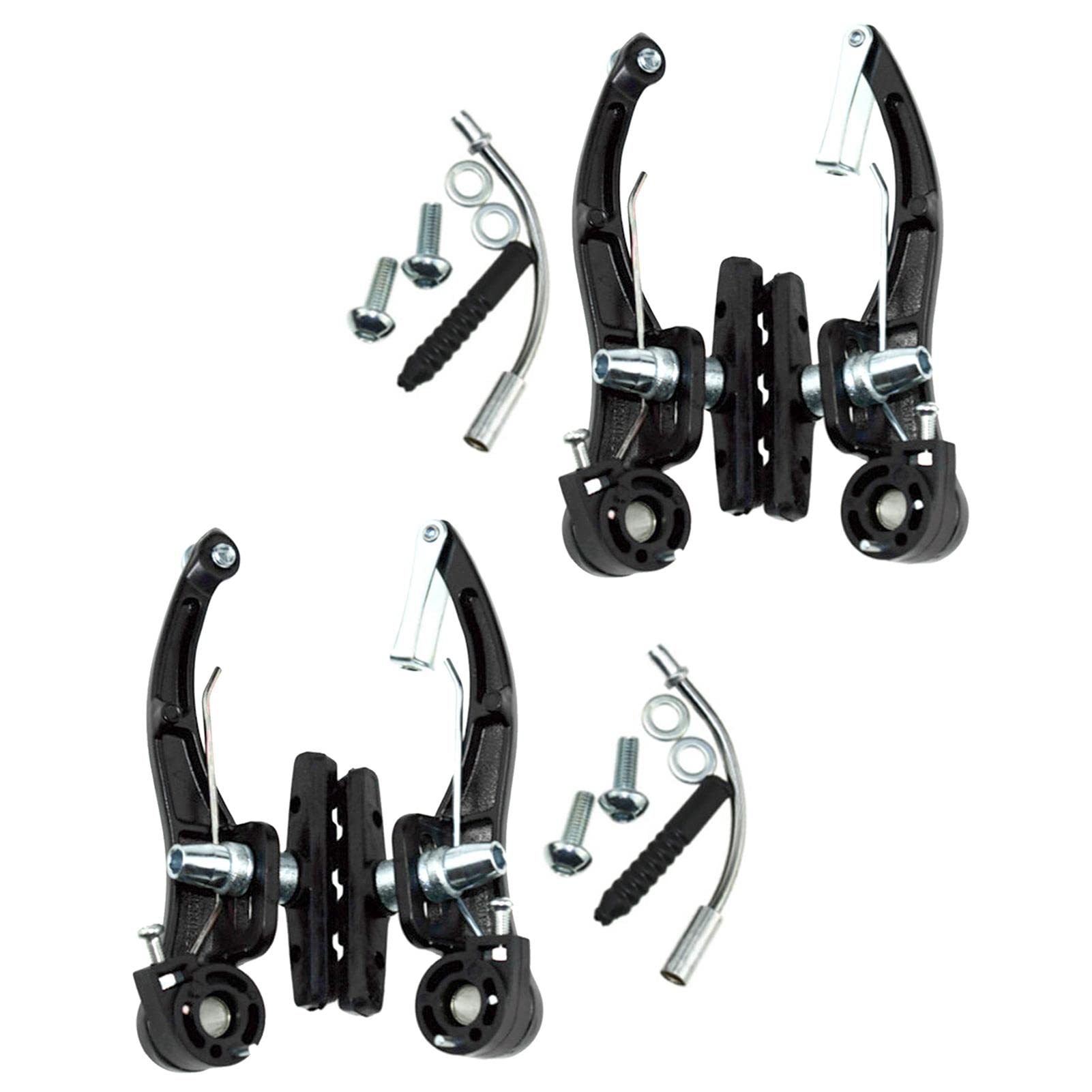 Remhendel voor fiets, fietsrem, V-remmenset, complete fietsremset, universeel met gereedschap, fietsremmen, geschikt voor racefietsen, MTB, stadsfiets