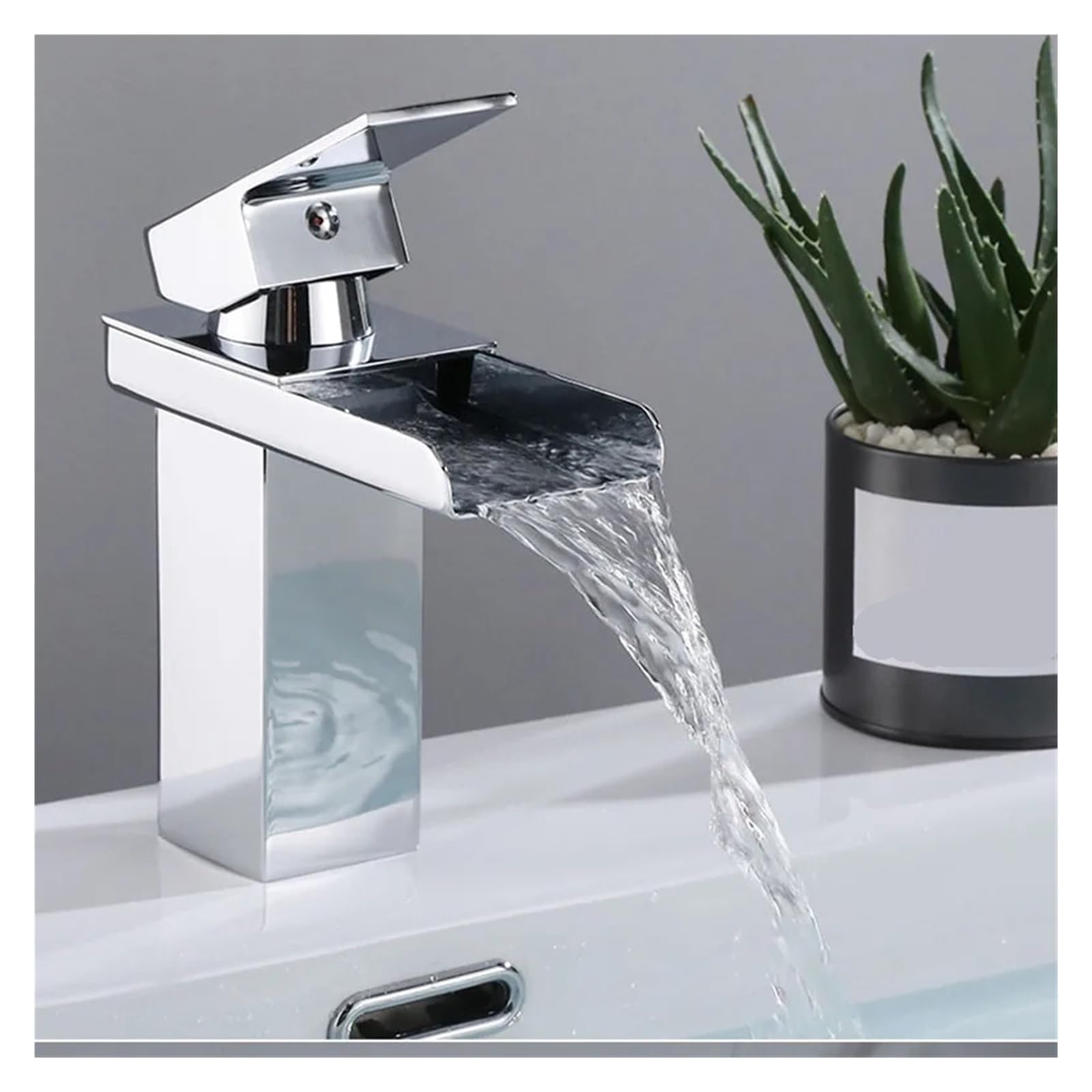 Grifo de un solo orificio para lavabo, ideal para reformar baños pequeños y modernos