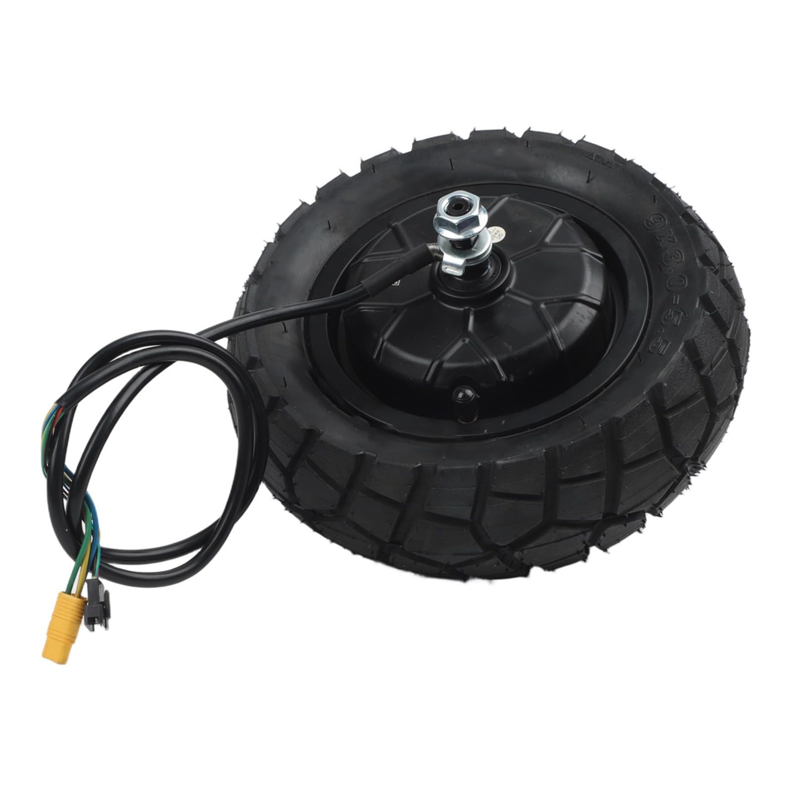 Ersatz für Kukirin G2 für Pro DB Elektroroller, passend für 48 V 600 W Modelle mit Oxin 9 x 30-55 schlauchlosen Reifen, Basis aus Aluminiumlegierung, für schwarze Komfortsattel für Erwachsene