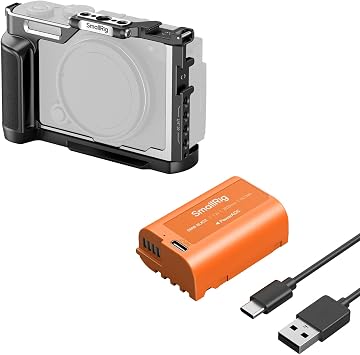 SMALLRIG USB-C DMW-BLK22 Battery and Camera Cage for LUMIX S9