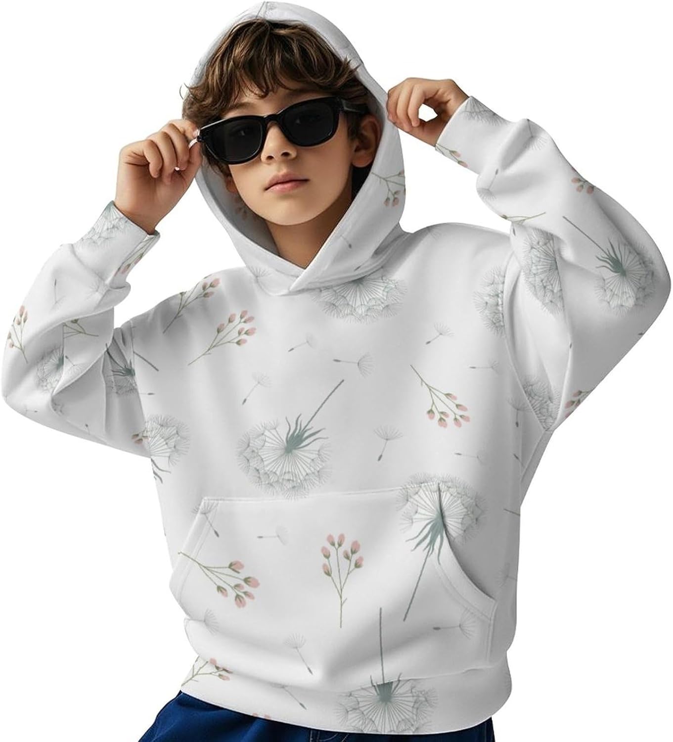 Cute Cows Hoodies for Teen Girls Youth Long Sleeve Hooded Sweatshirts Pullover Tops Fall Clothes