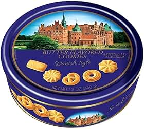 Biscoito em Lata Danish Decorada - Santa Edwiges 340g