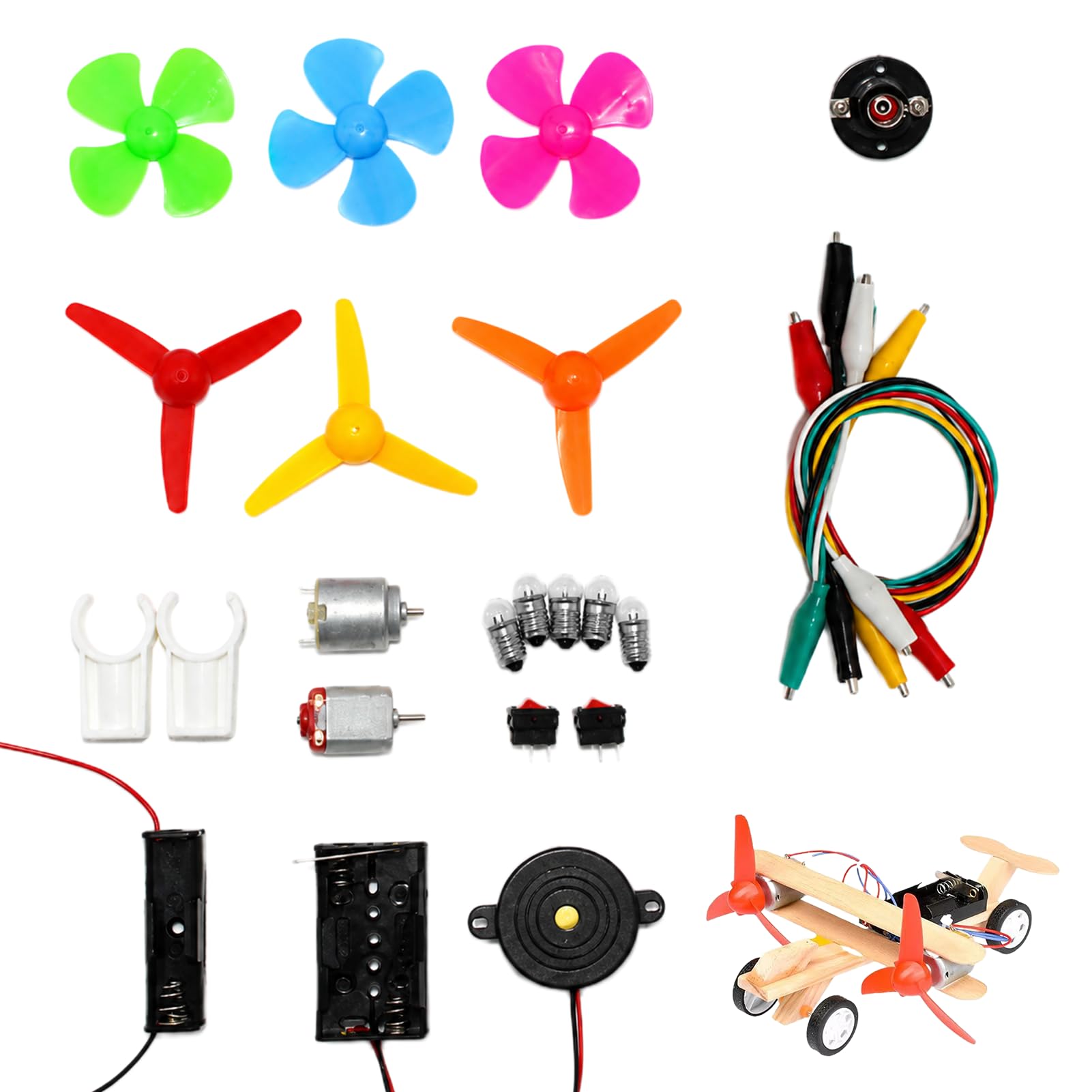 Electric Circuit Kits, 26PCS Electronics Kit for Science Experiments