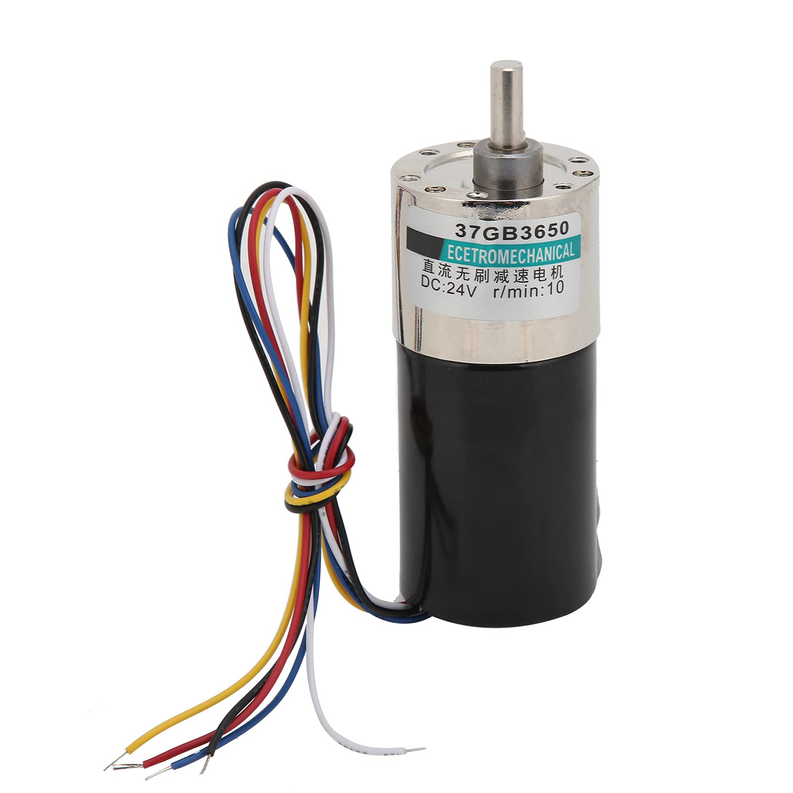 XD-37GB3650 Bezszczotkowy Silnik ze Wspornikiem, Minireduktor Prędkości o Wysokim Momencie Obrotowym do Mikromaszyn, DC24V, Kompaktowy Rozmiar (10 obr./min)