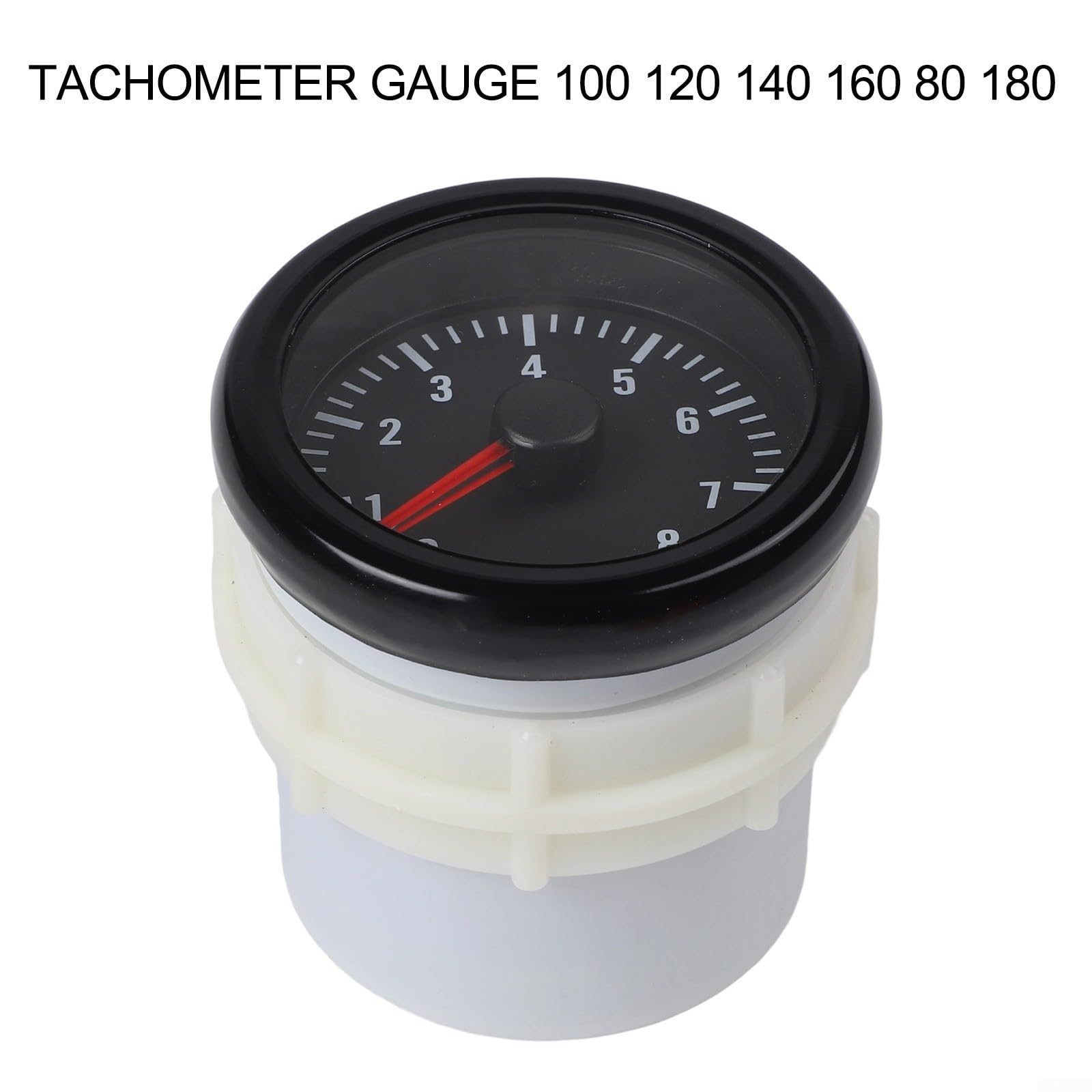 52mm Tachometer 2 08000 RPM Rev Counter Gauge Meter Kit for Petrol Engine 12V