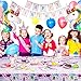 Unicorn Birthday Decorations for Girls Party - Unicorn Balloons Unicorn Backdrop Bonus Unicorn Headband Birthday Sash - Serves 16 Guests Supplies with Disposable Tableware Cutlery