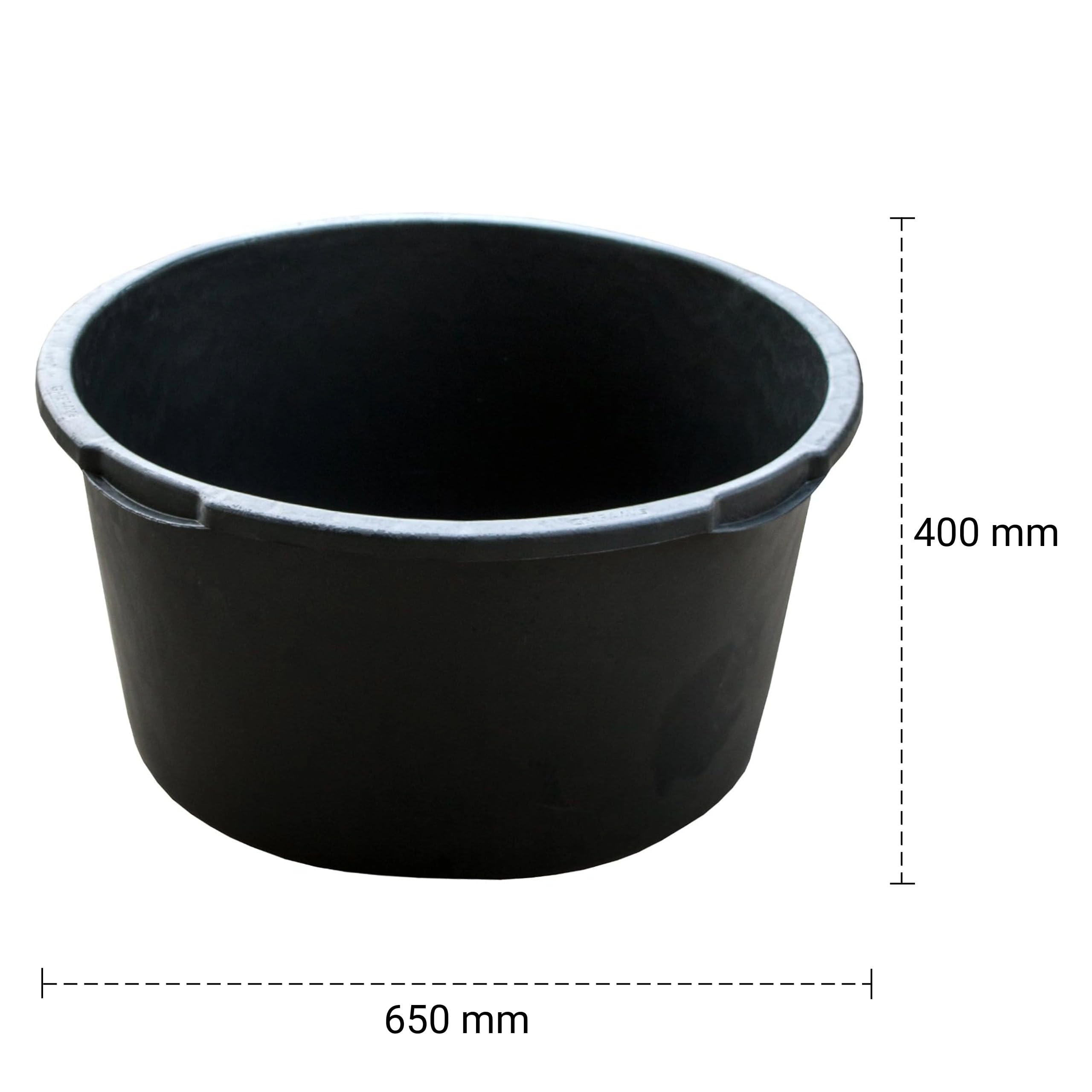 Abdeckgitter verzinkt + PE Becken D=66 cm bis 250 kg | Gitter Becken für Wasserspiel | Abdeckung für Becken | Springbrunnenbecken mit Abdeckung für Rundbecken | Brunnenbecken-Gitter | Mörtelkübel