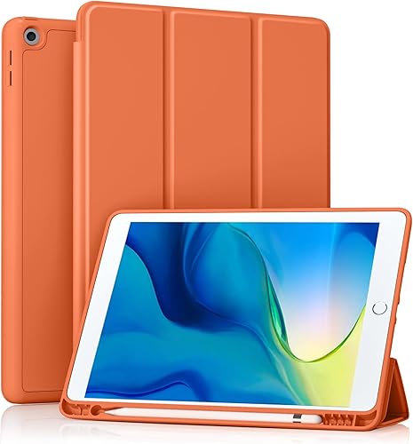 Miniatura 34 de Akkerds - Funda para iPad 10.2 2020, iPad 8ª generación/2019, iPad 7ª generación, con soporte para lápiz. Funda protectora premium con parte trasera