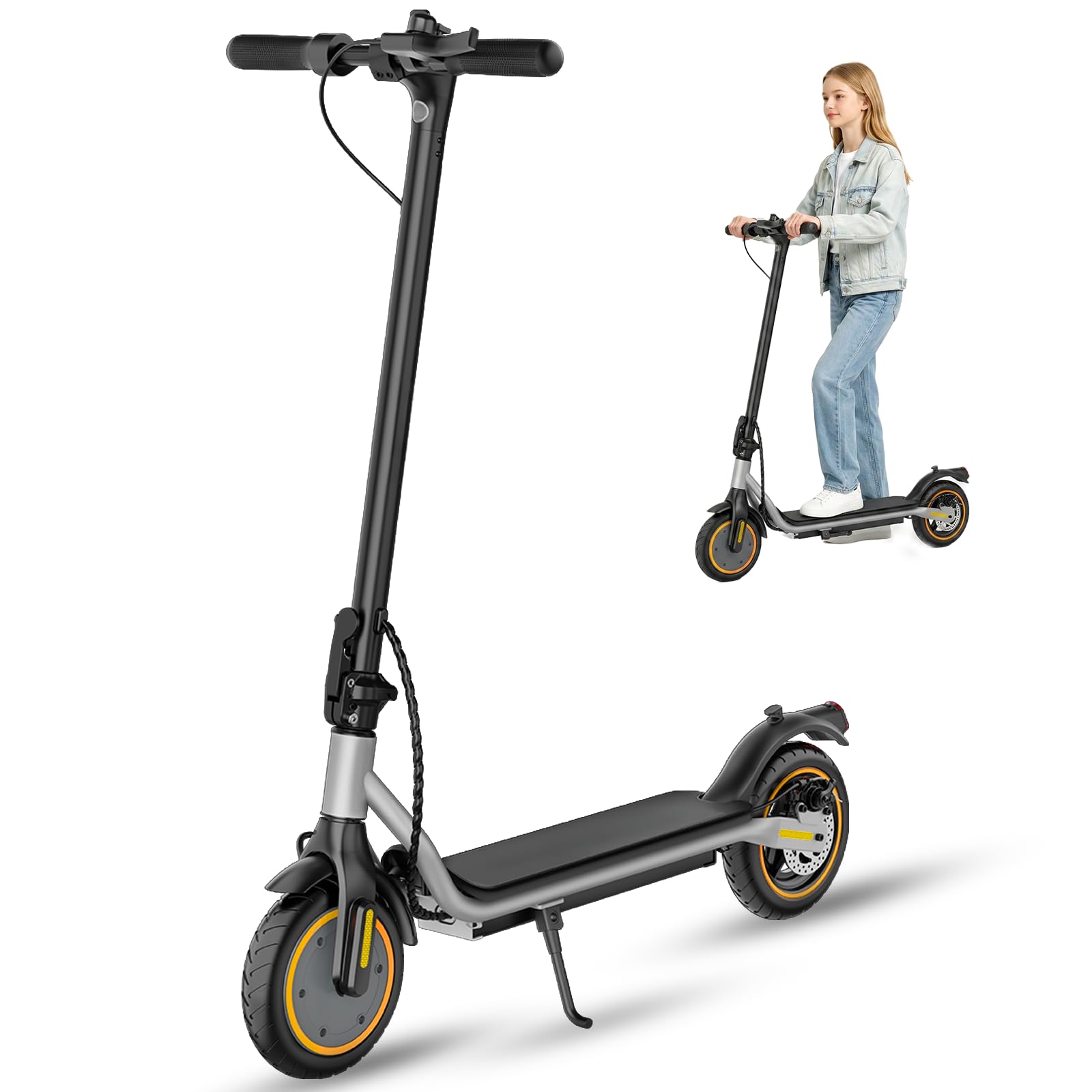 Electric Scooter Adult, 8.5" Tires, 21 Miles &amp; 20 Mph by 500W Motor