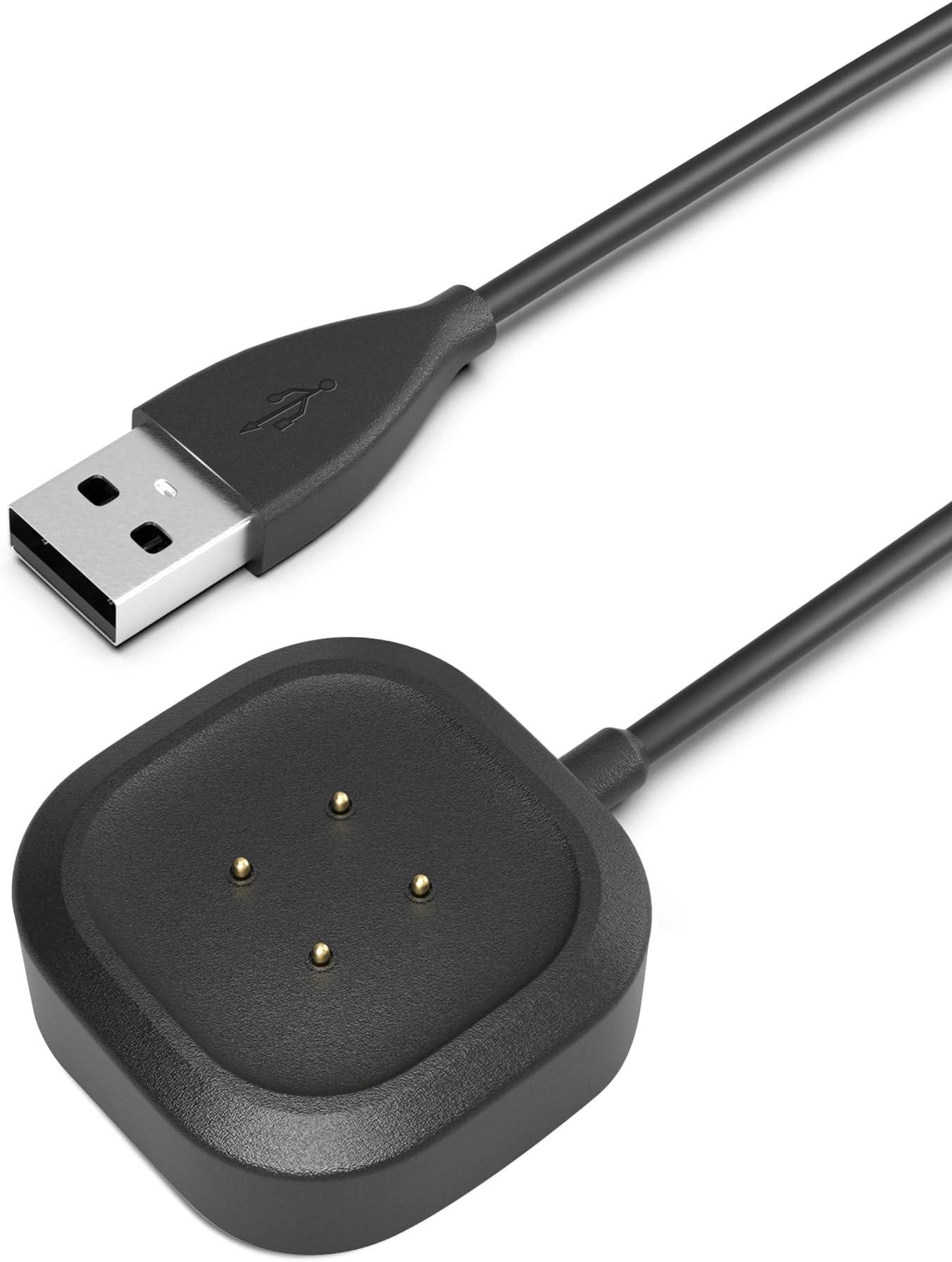 Bicmice 3.3Ft USB Charger Cable Compatible with Fitbit Sense/Sense 2/Versa 3/Versa 4 Charger Smartwatch Magnetic Charging Power Cable