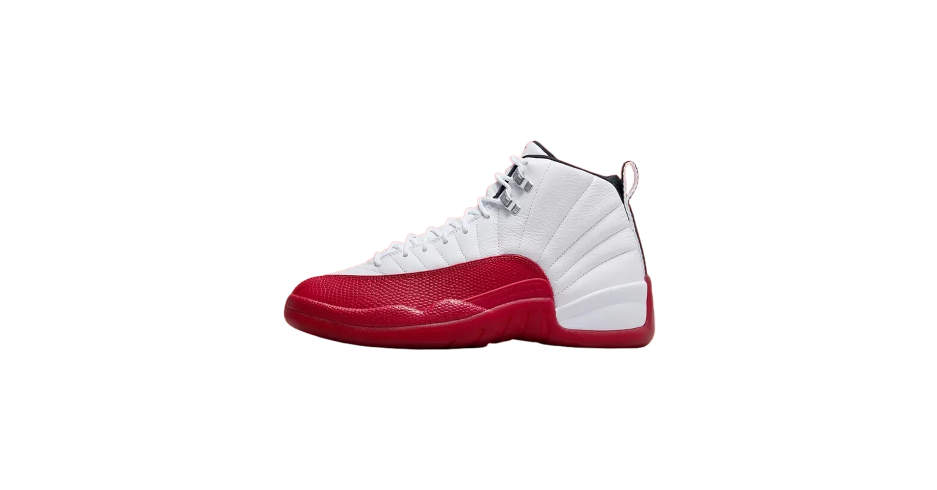 Buy AIR JORDAN 12 Retro Mens Shoes, White/Black-varsity Red, 8 at