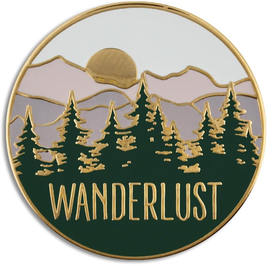 PinMart Outdoor Nature Lover Camping Enamel Lapel Pin