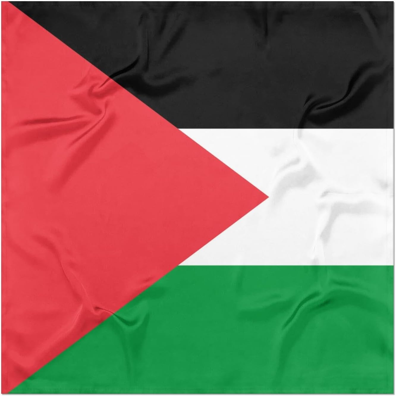 Flag Bandana27.5 x 27.5" LargeSatinHeadScarfForHeadband Scarf Hair Wrap Scarves NeckScarf And Fashion Accessories - Image 7