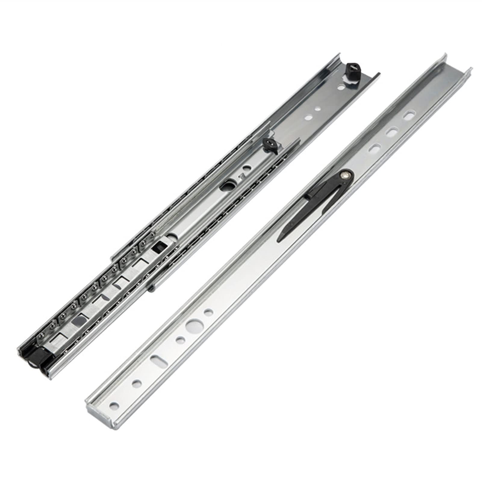 Three Sections of Industrial Steel Ball Slides, Cabinet Car Guide Rails, Maximum Load-Bearing 100kg, 53 Wide 304 Industrial Heavy-Duty Stainless Steel Slide Rails (Size : 85cm) : Amazon.ca: Tools & Home Improvement