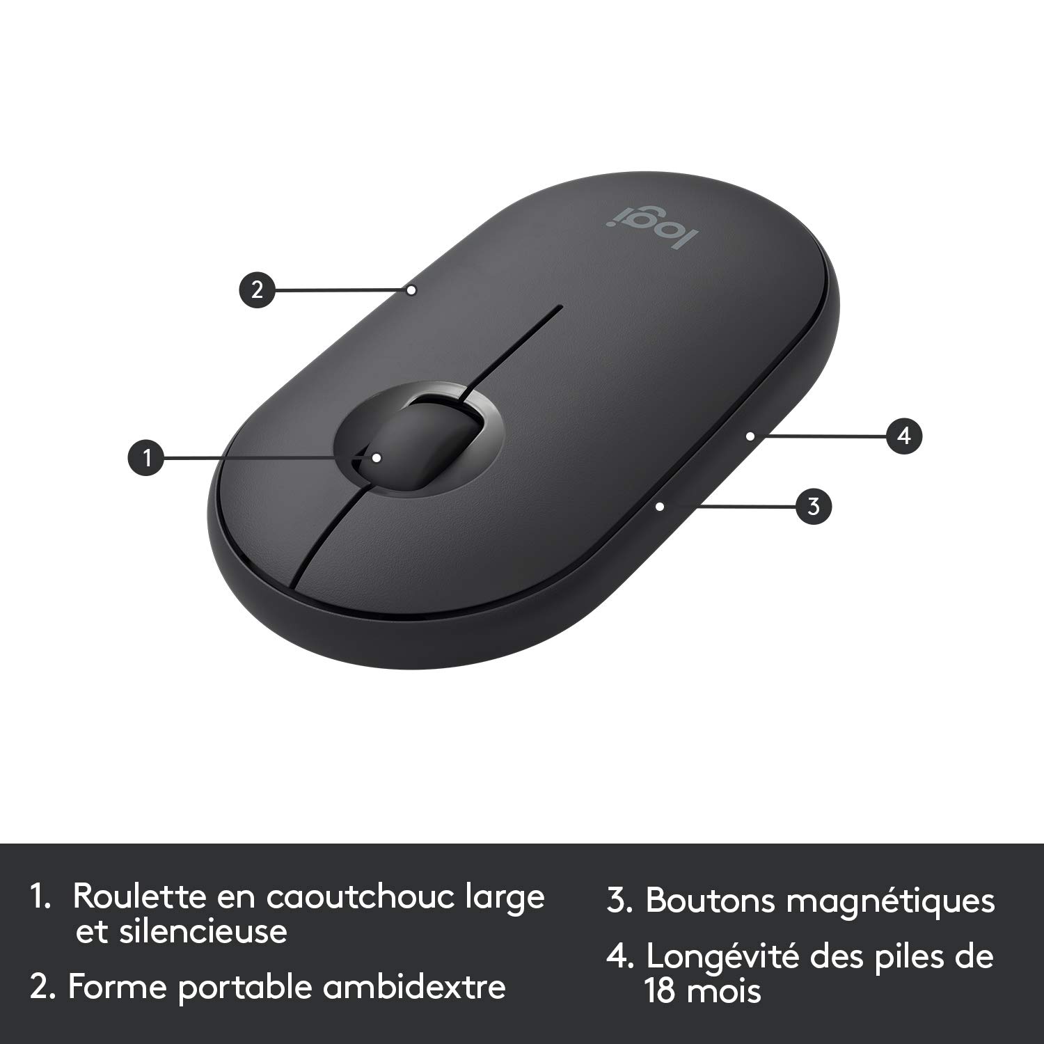 Logitech MK470 Combo Clavier et Souris sans fil