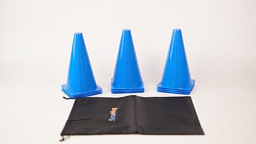 Miniatura 1 de 12 Pack Agility Training Cones  Sports Marker Cones for Soccer, Football, Basketball, and Fitness Drills  Durable Stackable Training Equipment for