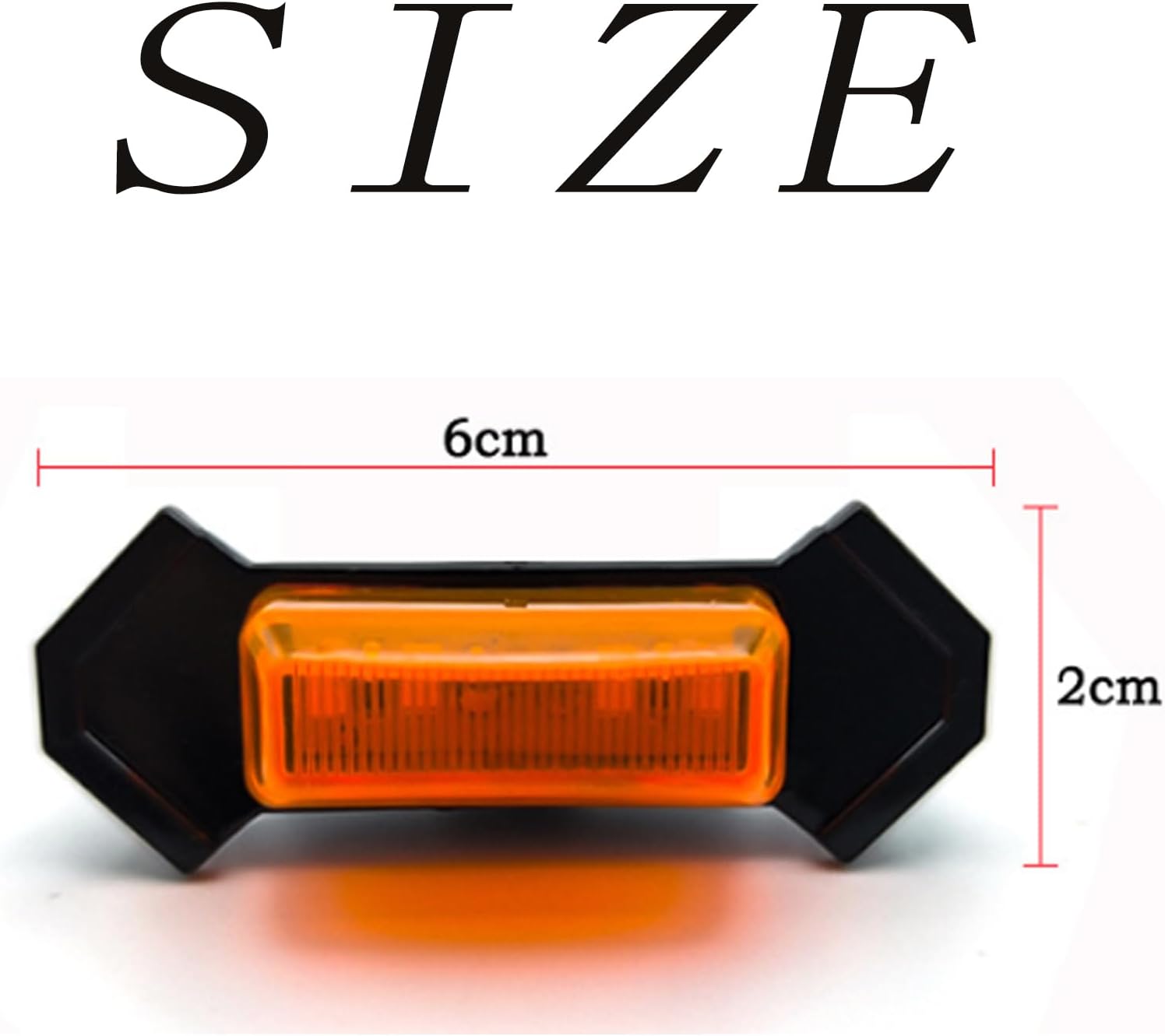 LED Grill Lights with Fuse Adaptor,4PCS Amber Front Grille Lights for Trucks, Raptor Style Plug & Play Warning Light, Ip68 Waterproof Universal Fit Grille Light Accessories for All Vehicles (Set C)