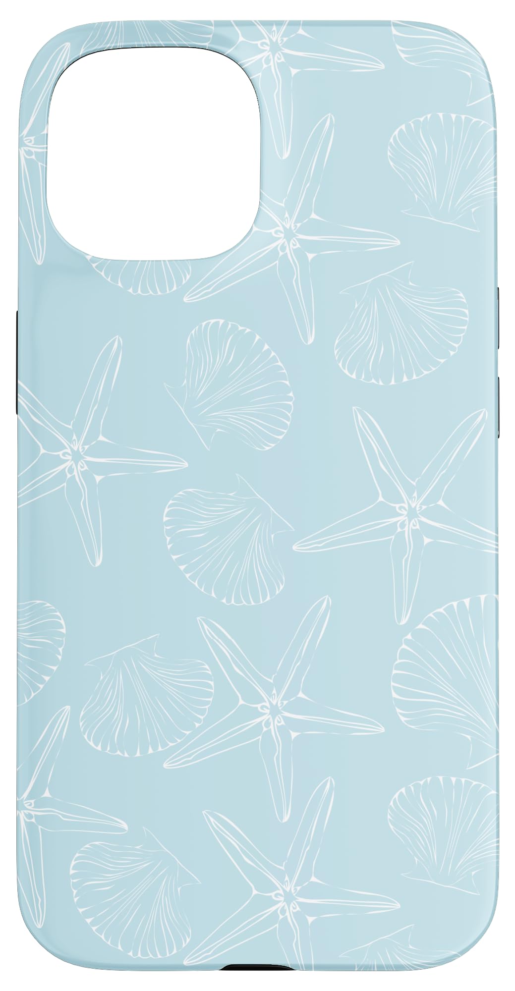 Trendy Coastal Granddaughter Aesthetic Preppy Shells Ocean Case for iPhone 15