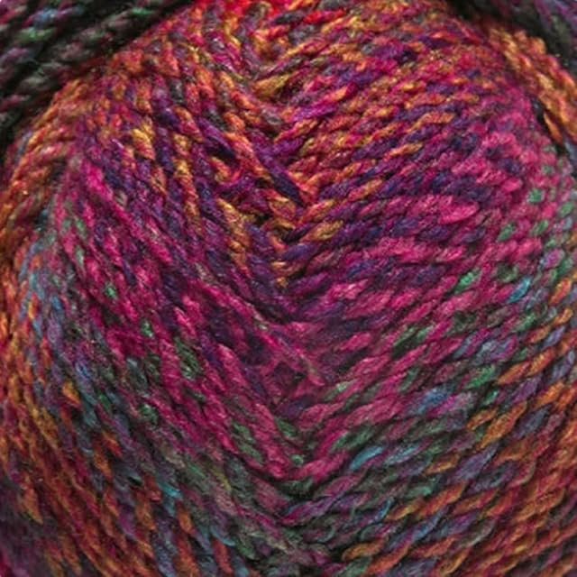 James Brett Marble Chunky Knitting Wool MC37 Fuschia Pink Mix