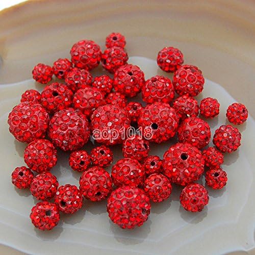 Miniatura 8 de AD Beads - Juego de 30 piedras de cristal checo de calidad para pavimentar arcilla redonda de 0.236in, 0.315in, 0.394in, 0.472in (0.315in, zafiro