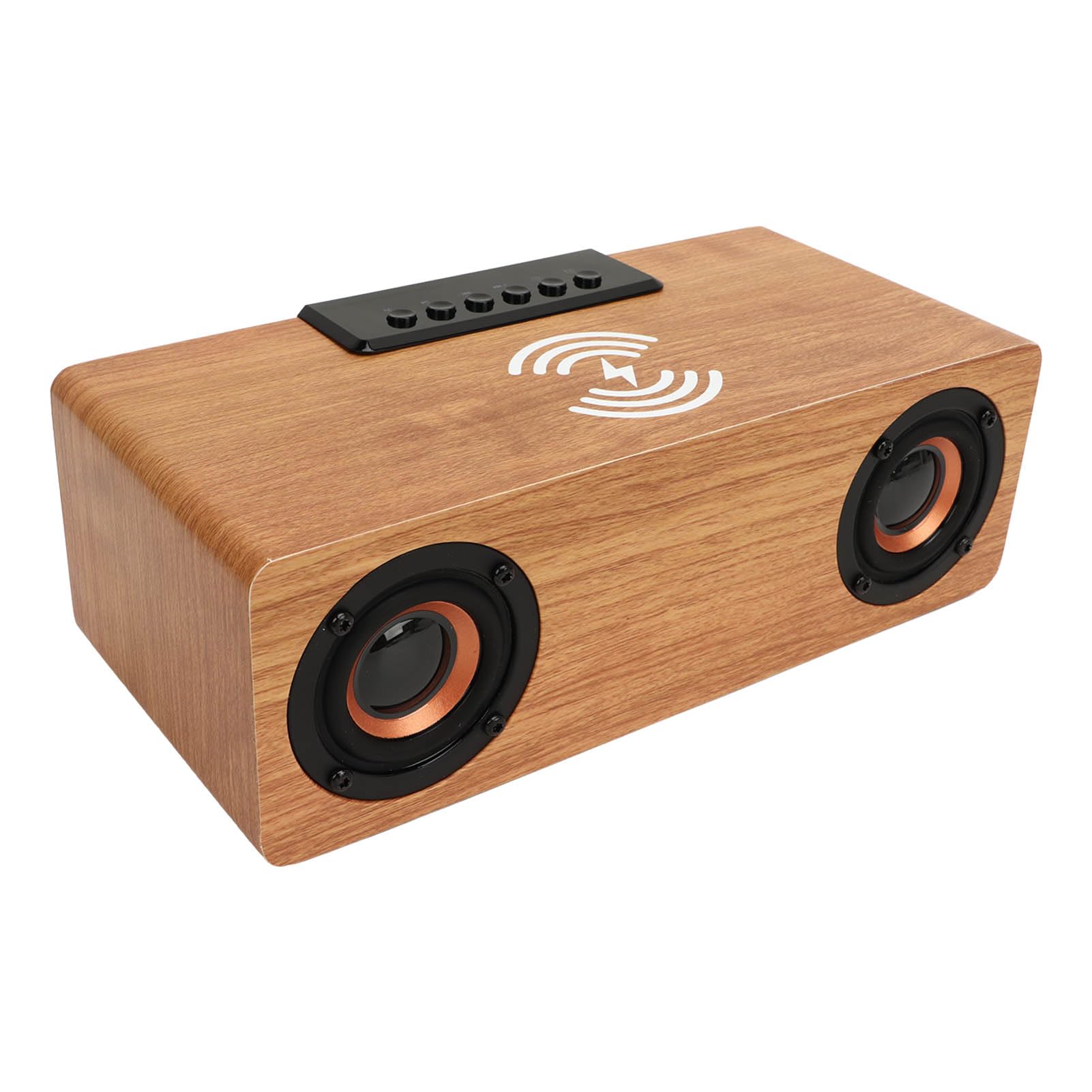 Despertador de Madera del Presidente de Bluetooth con la Radio de FM para el Dormitorio Casero, Componentes Electrónicos Plásticos