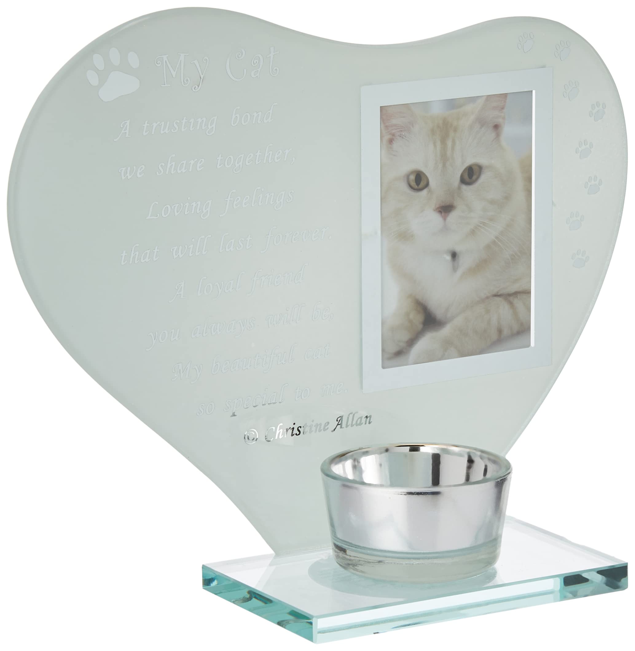 Parmy My Cat Plaque Candle Holder