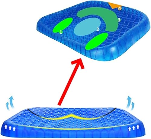 Miniatura 5 de Cojín de asiento de motocicleta para YA & MAHA MT07 FZ07 MT09 Cojín de asiento absorción de impactos transpirable aislamiento térmico almohadilla de