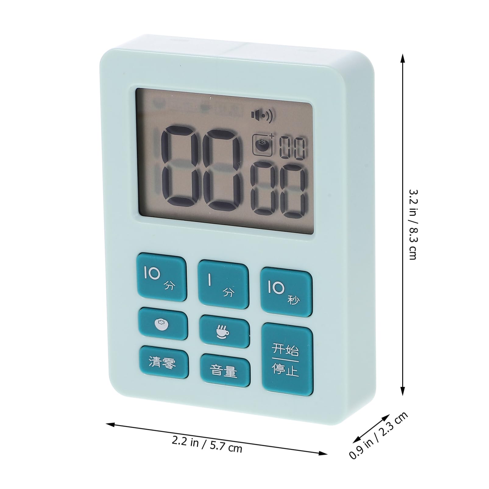 MAGICLULU 3pièces Minuteur De Cuisine Cartoon Minuteur De Bureau Et Chronomètre Apprenant pour Adultes Design Et Créatif sans Pile