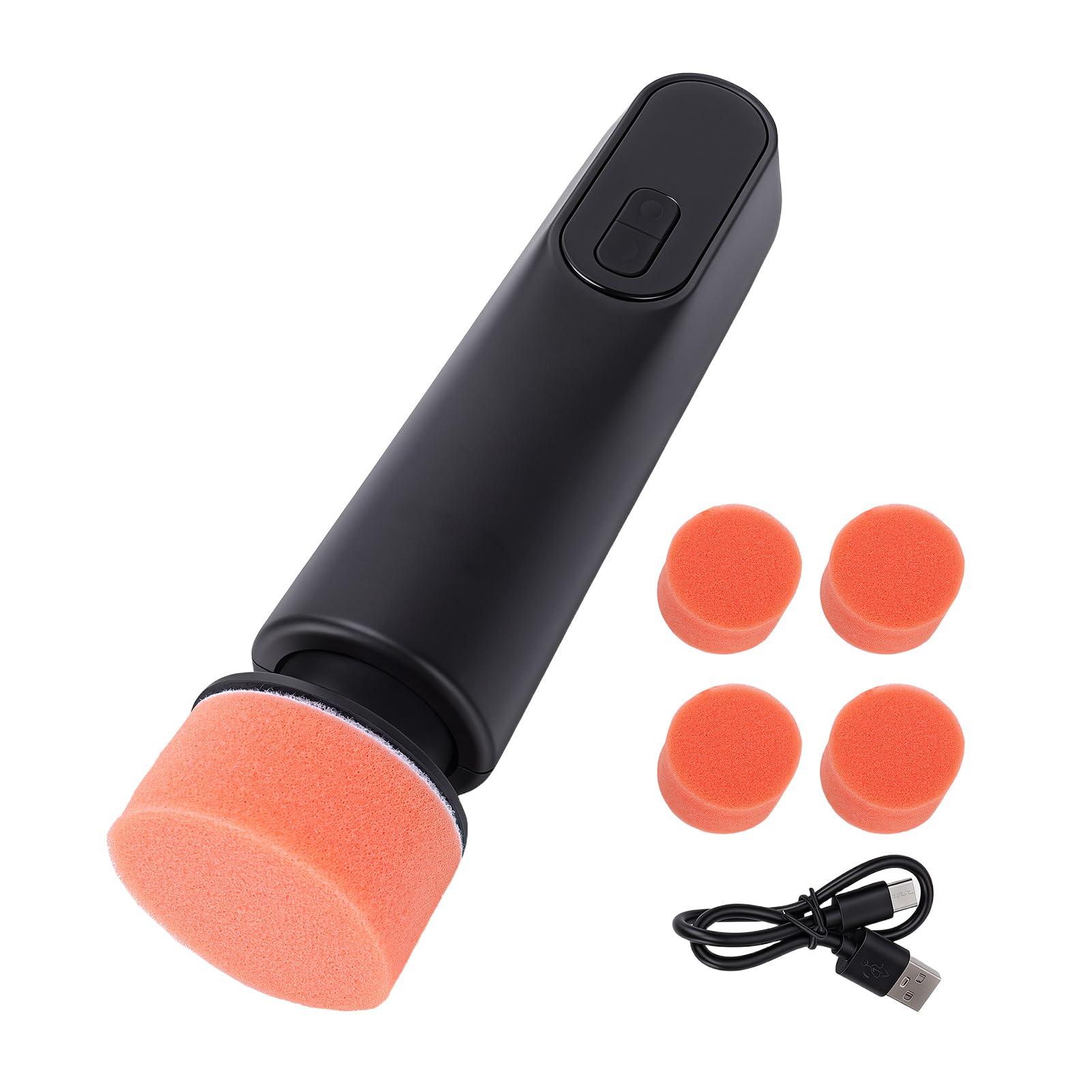Irfora Lucidatrice Portatile per Auto, 13.000 Giri/min, Doppia Funzione, per Riparazione Graffi e Rimozione Pellicola Parabrezza, con Batteria Ricaricabile (Lucidatrice cordless a velocità variabile