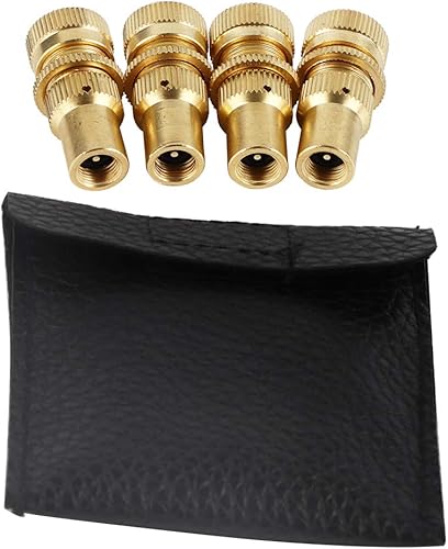 Miniatura 6 de Fydun Juego de 4 deflectores de aire de neumáticos, válvula de purga de aleación, accesorio universal con estuche para vehículos todoterreno,