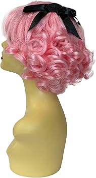 Amazon.com: Ringlet Pigtail color PINK - Enigma Wigs Curly