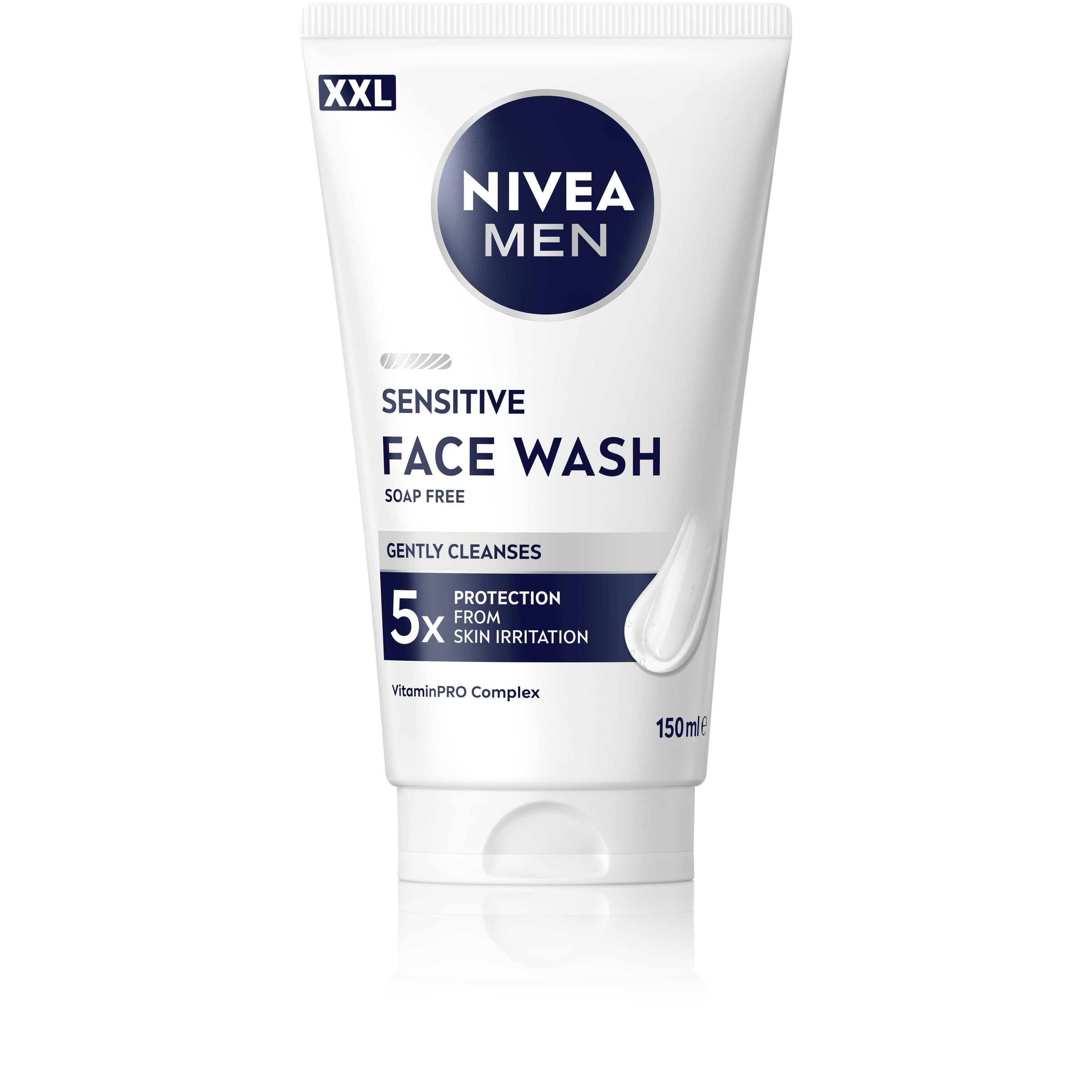 NIVEA MEN Sensitive Żel do mycia twarzy twarzy dla mężczyzn XXL 150 ml