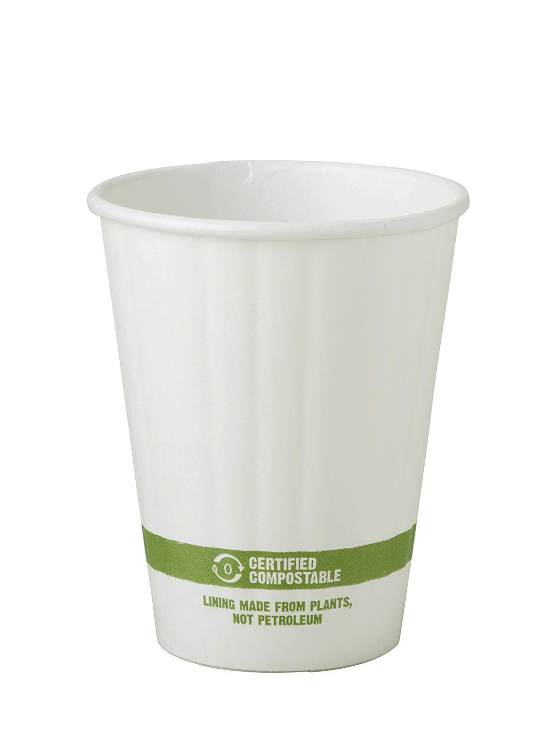 World Centric CU-PA-8 SCS-COC-002849 Compostable FSC Mix Paper Hot Cups, 8 oz. (Pack of 1000)