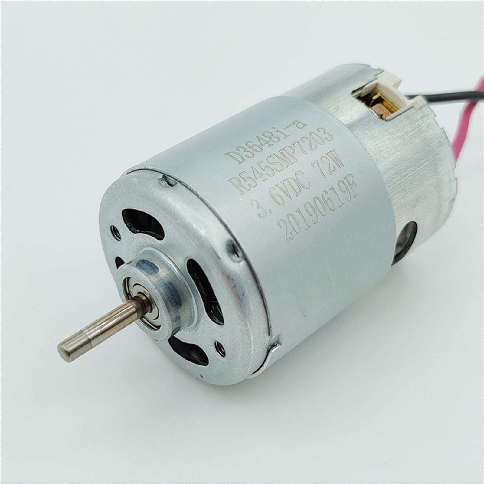 Motore RS-545 DC 3.6V 72W 26000RPM Motore ad alta velocità con cuscinetto a sfere anteriore con spazzola for trapano a mano elettrico 1 pz