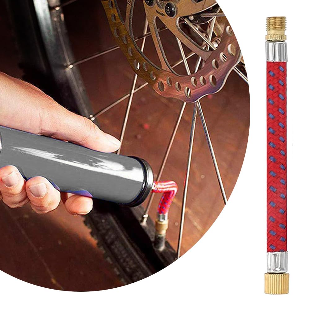 Kit Adattatori Valvole Per Gonfiaggio Bici - 12 Pezzi In Ottone Per Presta, Schrader E Dunlop - Con Prolunga E Ago Per Palloni - Foto 12