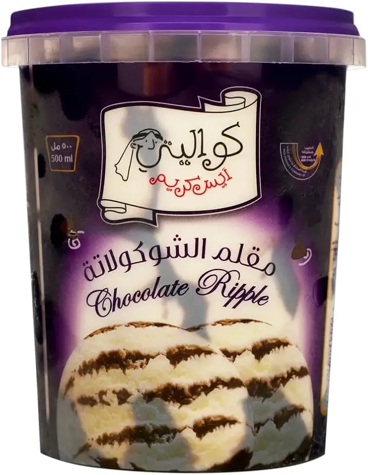 Kwality Chocolate Ripple Ice Cream 500 ml