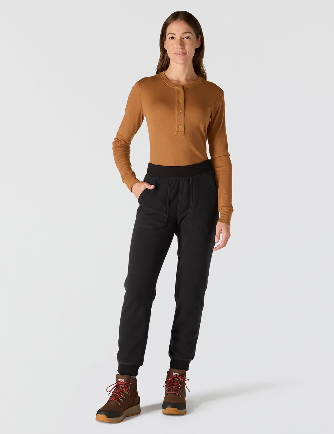 Carhartt Womens Force Relaxed Fit Fleece Graphic Sweatpant - Image 5