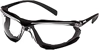 Vista 7 de Pyramex Proximity Safety Glasses Eye Protection, Amber H2X Anti-Fog