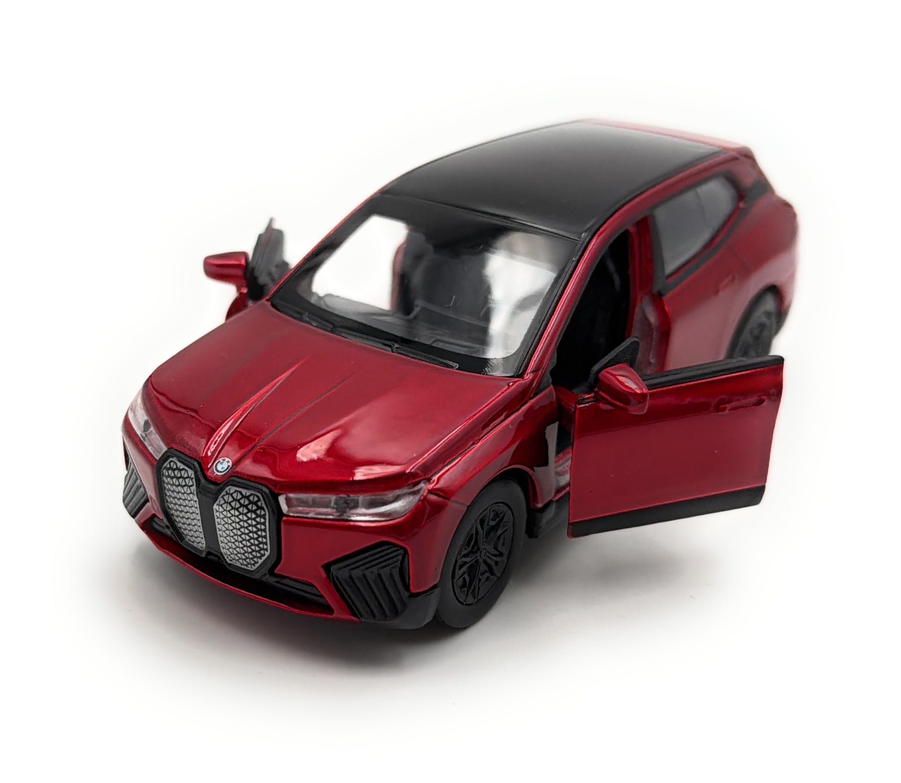 Toi-Toys Welly Model car BMW IX 4 SUV vehicle miniature car scale 1:39 / L 12cm red