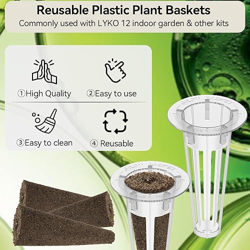 Miniatura 7 de Heirloom - Kit de cápsulas de semillas de ensalada para 5 cápsulas inbloom Hydroponics Garden, con esponja de cultivo y cesta de cultivo y comida AB