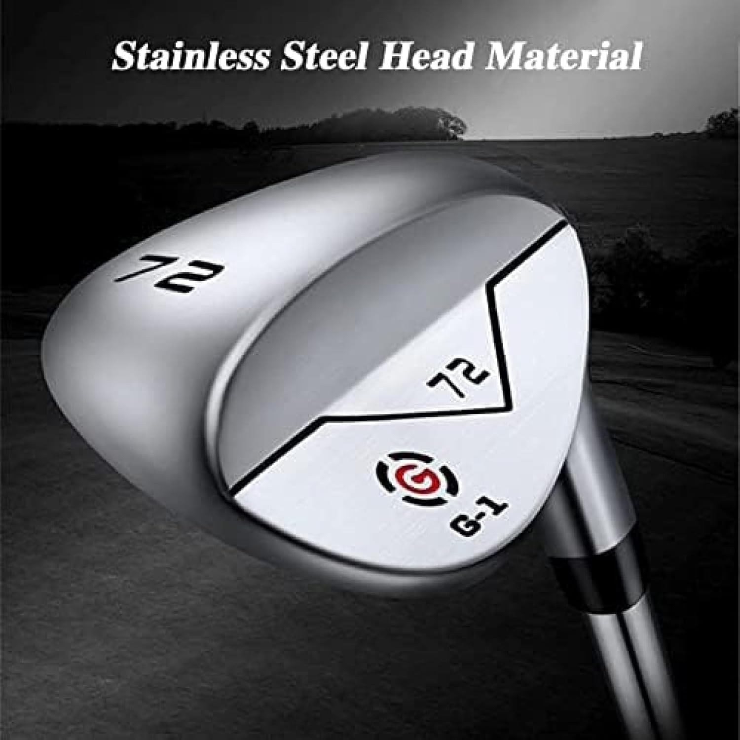 Golf Sand Wedge Club, 72 Degree Golf Wedges, CNC Texture, Stainless Steel, Golf Supplies, Great Golf Gift, Right Handed,Collector88