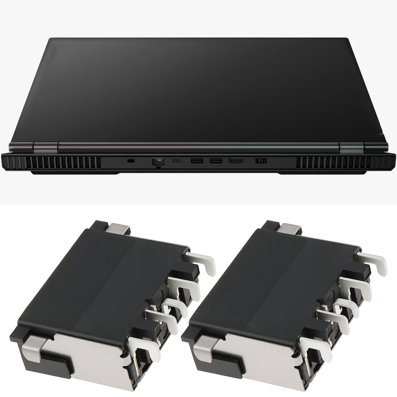 ECSiNG 2 Pezzi Di Jack Di Ricarica DC Compatibile Con Lenovo Legion 5-15IMH05H 5 15IMH05H