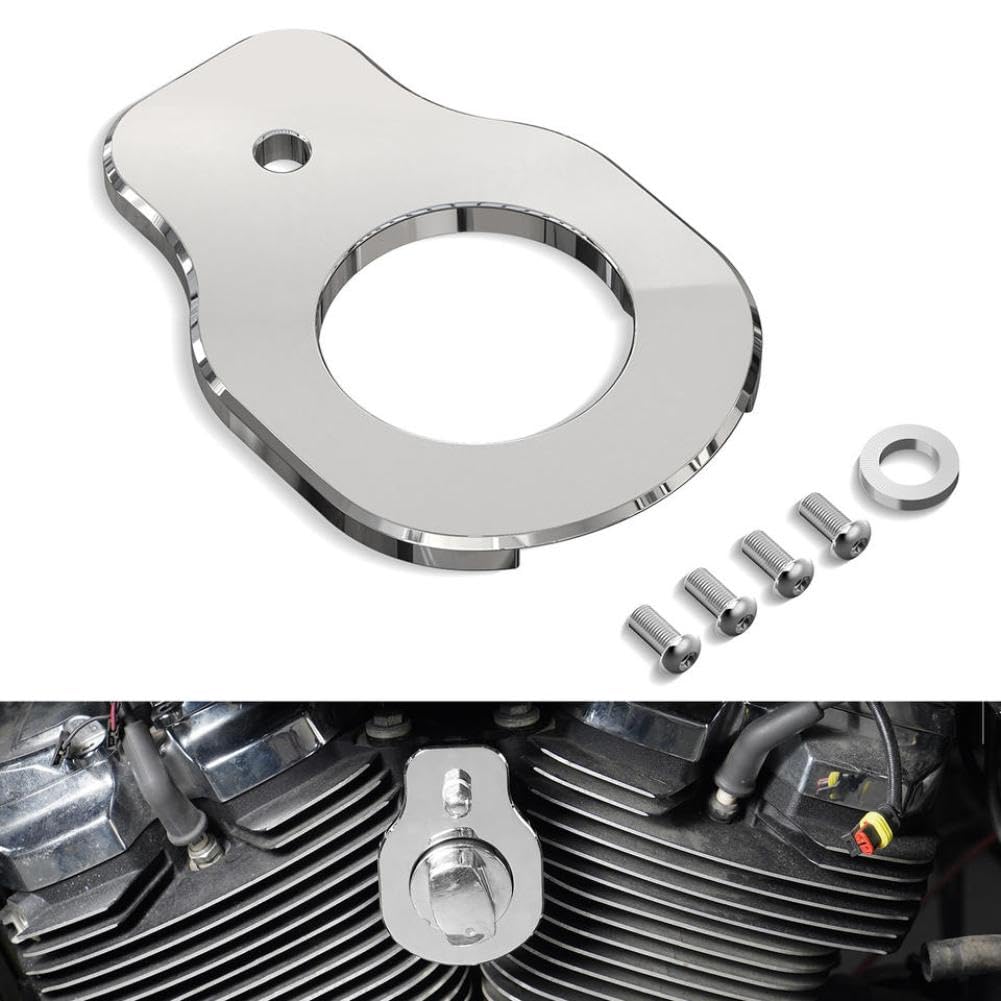 Eburpkhbd Silver Ignition Switch Relocation Bracket Compatible With Harley-Davidson Road King Special Flhr Flhrxs Street Special Flhx Flhxs Ultra Limited Flhtk(Silver)