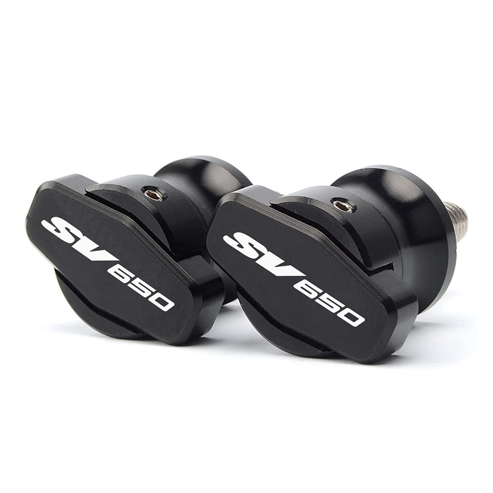 Eviter les chutes au béquillage avec les SwingAm Spools Slider 8mm noirs pour SV650