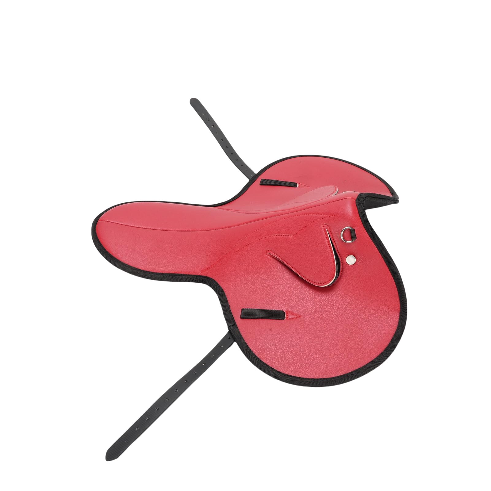 ASHATA Podkładka Pod Siodło dla Konia Wygodna Poduszka Antypoślizgowa Amortyzująca Ochrona Podczas Zawodów Jeździeckich Czerwone Siodło dla Konia 18,9 X 18,9 Cala
