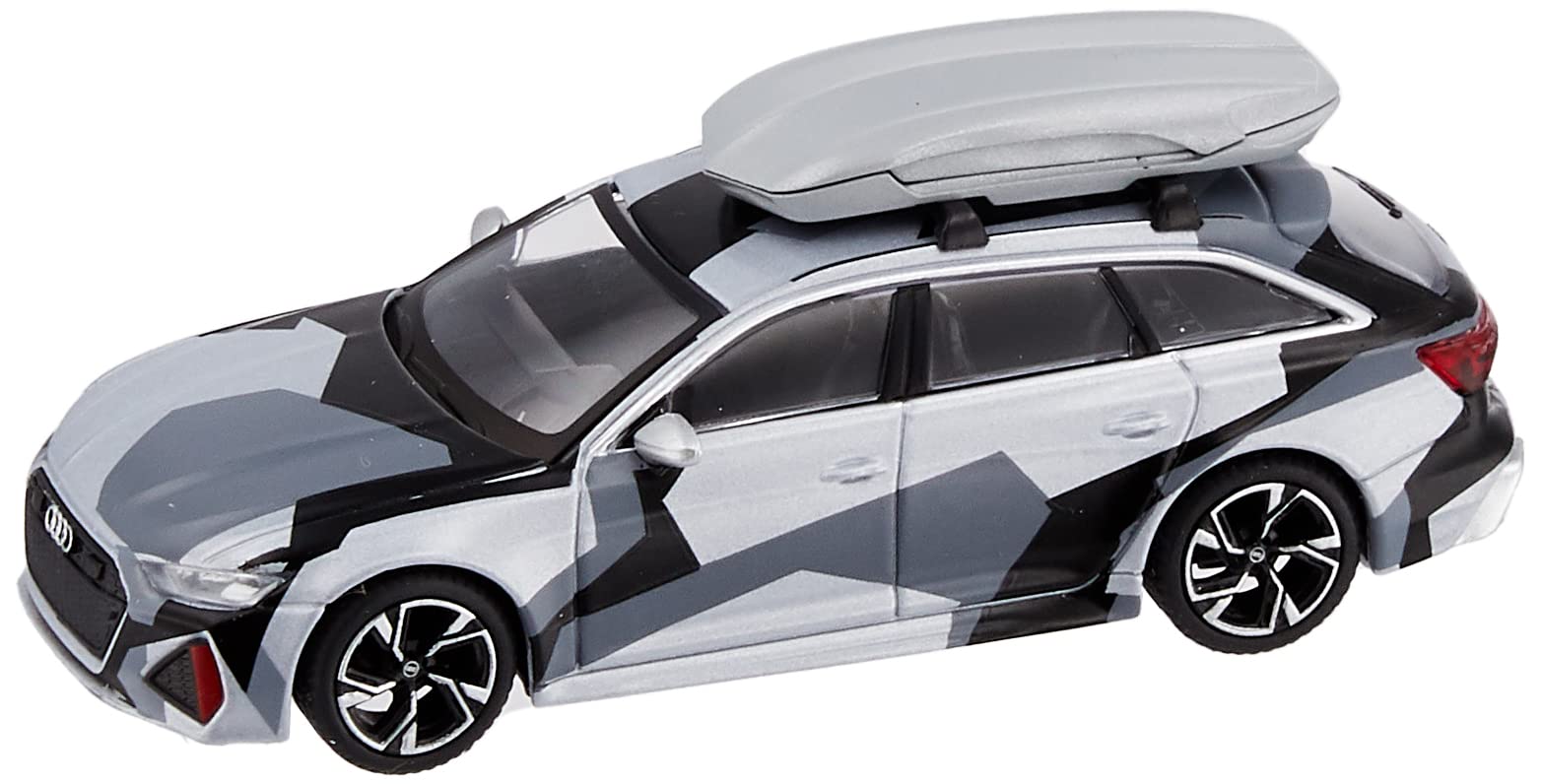 ミニカー MINI GT Audi RS 6 Avant Silver Digital MINI GT 1/64 Audi RS 6 Avant Silver Digital Camouflage w